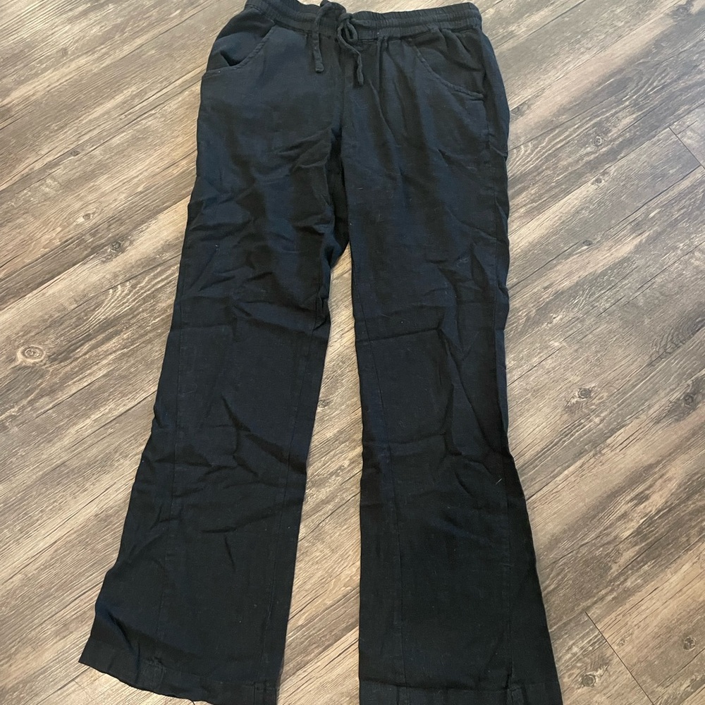 Black Linen Pants